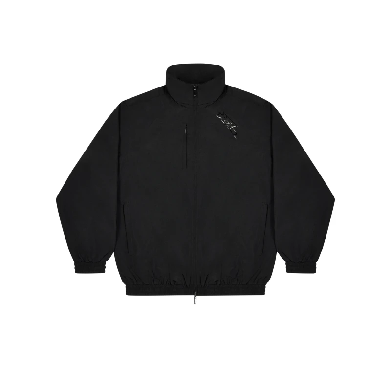 Image of No Fear Mens Nylon Tracksuit Jacket Black male S