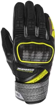 Image of Spidi X-Force Gloves, black-yellow Size M black-yellow, Size M