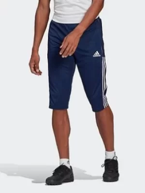 Image of adidas Tiro 21 3/4 Pants, Navy, Size S, Men
