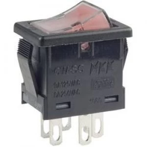 Image of Toggle switch 250 V AC 6 A 1 x OffOn NKK Switches