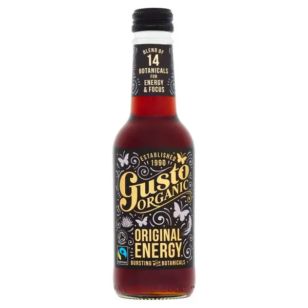 Image of Gusto Original 250ml Pack of 12 Energy Drink Coffee