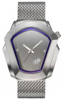 Image of STORM Cyrex Silver Silver Steel Mesh Bracelet Silver Watch