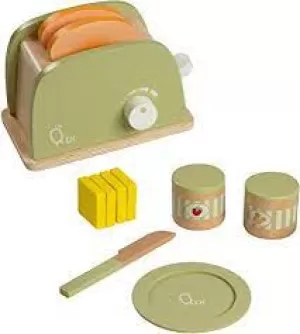 Image of Teamson Kids Little Chef Frankfurt Wooden Toaster Play Kitchen Accessories TK-W00006