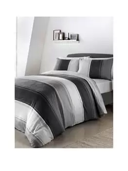 Image of Fusion Betley Duvet Cover Set - Grey