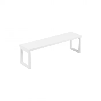 Image of Picnic Bench 1400 - Ice White Top and White Legs