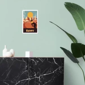 Image of Egypt Multicolor Decorative Metal Wall Accessory