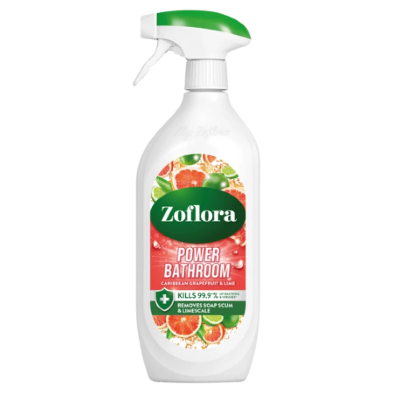Image of Zoflora Grapefruit and Lime Power Bathroom Spray Clear