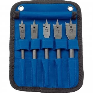 Image of Draper 5 Piece Flat Wood Bit Set