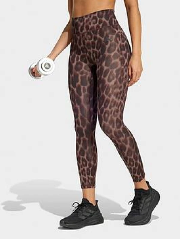 Image of Adidas AOP Tight Ld62 Leopard female L (16-18)