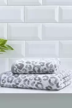 Image of 'Animal Print' Heavyweight 100% Cotton Jacquard Towel