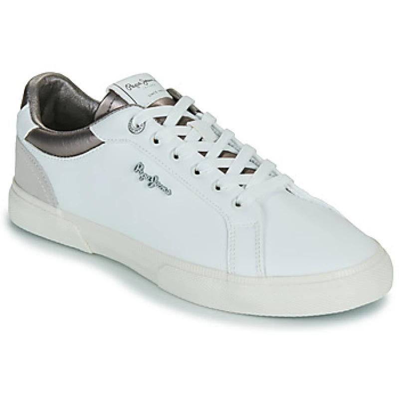 Image of Pepe Jeans Kenton Court W Trainers white/grey Women 36 (3.5);41 (7);40 (6.5);39 (5.5 to 6);38 (5);37 (4)