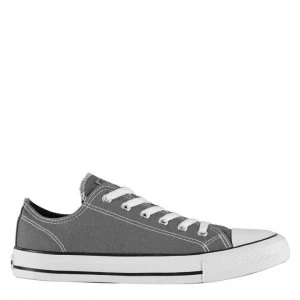 Image of SoulCal Canvas Low Mens Trainers - Grey