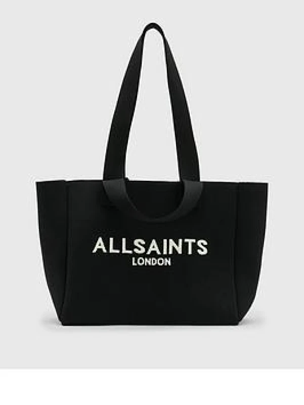 Image of Allsaints Izzy Logo Print Tote Bag