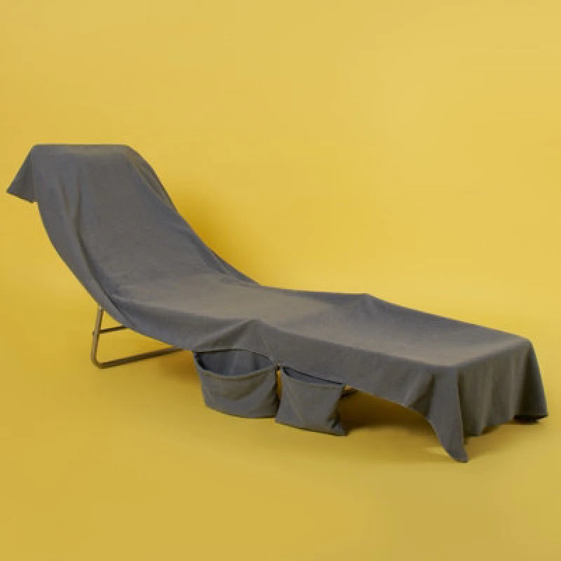 Image of OHS OHS Beach Towel Bag Microfiber Quick Dry Absorbent Bath Large Travel Spa in Charcoal Size: Bath Towel Charcoal Bath Towel Unisex 5027434160150