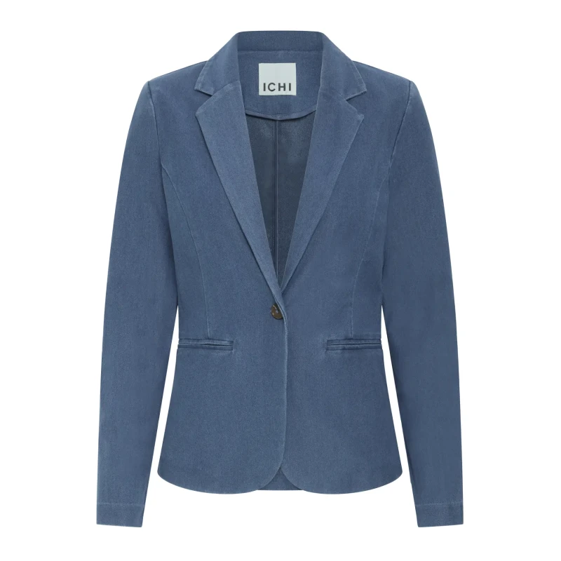 Image of Ichi Womens blazer Ichi Kate Denim Bleu Female 2XL