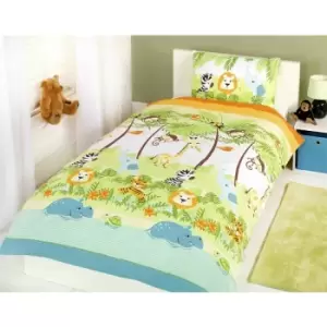Image of Jungle Boogie Single Duvet Cover & Pillowcase Set