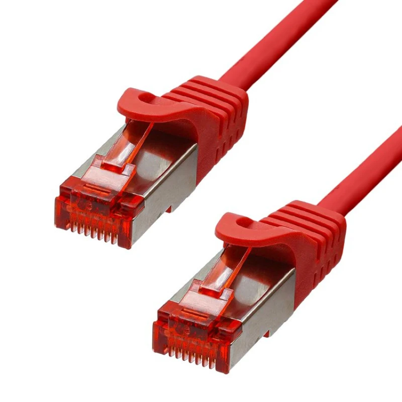 Image of ProXtend CAT6 F/UTP CU LSZH Ethernet Cable Red 30cm