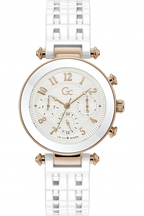 Image of Gc White Ladies Watch - Y65001L1MF