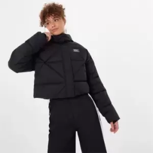 Image of Jack Wills Large Diamond Puffer Jacket - Black