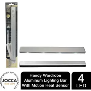 Image of Jocca - 4 LED Wardrobe Rail with Motion Sensor 40cm