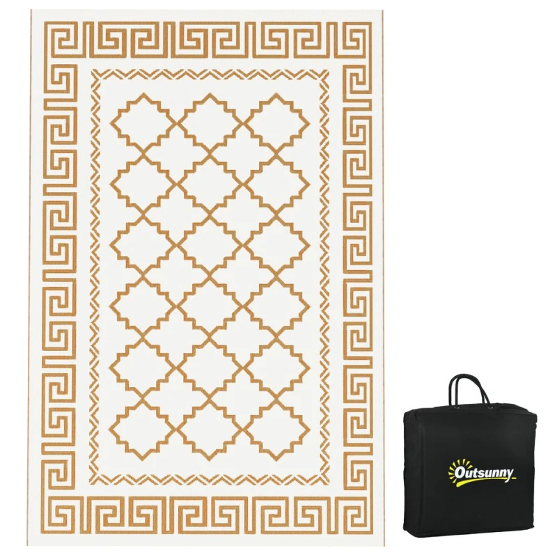 Image of Outsunny Outsunny - Reversible Waterproof Outdoor Rug w/ Carry Bag 5056725392055