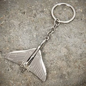 Image of Military Heritage Silver Plated Keyring - Vulcan
