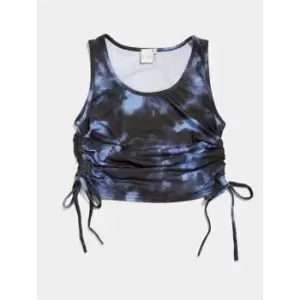 Image of Skinny Dip Ruched Top - Black