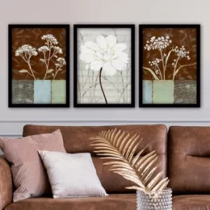 Image of 3SC122 Multicolor Decorative Framed Painting (3 Pieces)
