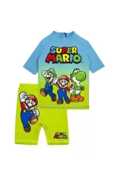 Image of Short-Sleeved Swim Set