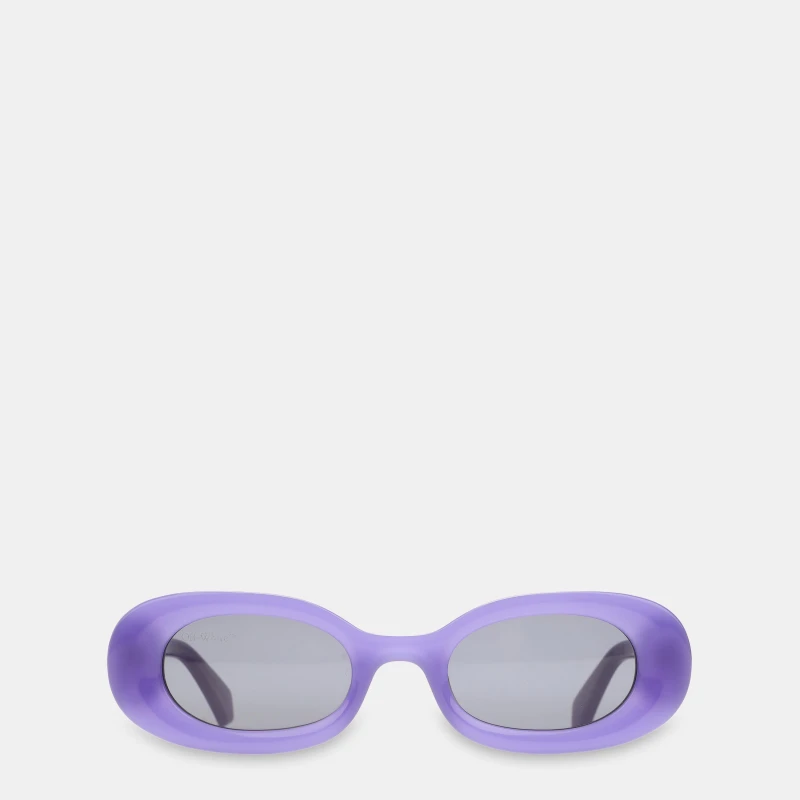 Image of Off White Amalfi Sun Sunglasses Purple Dark unisex One Size