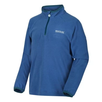 Image of Regatta Blue 'Loco' Half Zip Mini Stripe Fleece - age 3-4