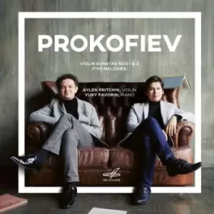 Image of Prokofiev Violin Sonatas Nos 1 & 2/Five Melodies by Sergei Prokofiev CD Album