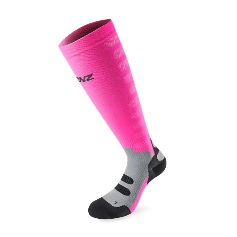 Image of Compression socks Lenz Compression 1.0 Rose Unisex M