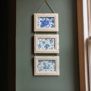 Image of Sass & Belle Delilah Triple Photo Frame White