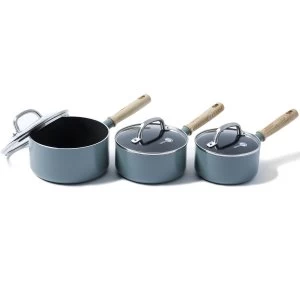Image of GreenPan Mayflower 3 Piece Saucepan Set