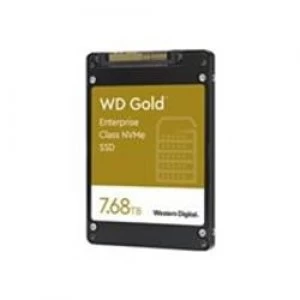 Image of Western Digital 7.68TB WD Gold NVMe 2.5 SSD Drive WDS768T1D0D