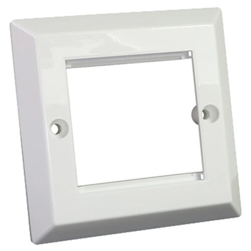 Image of Cablenet Cablenet Bevelled Faceplate 50mm x 50mm Single Gang 72-3380