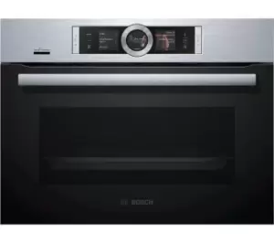 Image of Bosch CSG656BS7B Compact Electric Steam Smart Oven - Stainless Steel