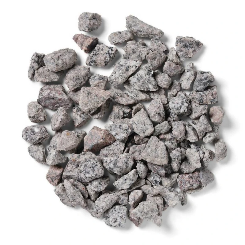 Image of Buttercup Farm 10-20mm Granite Silver/Grey Chippings, Aggregate Bulk Bag - 850 kilos in Grey Grey Unisex