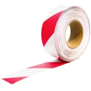 Image of Red/White Grip-foot Anti-slip Tape, 50MMX18.3M