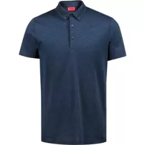 Image of Boss Boss Dylot Short Sleeve Polo Shirt Mens - Blue