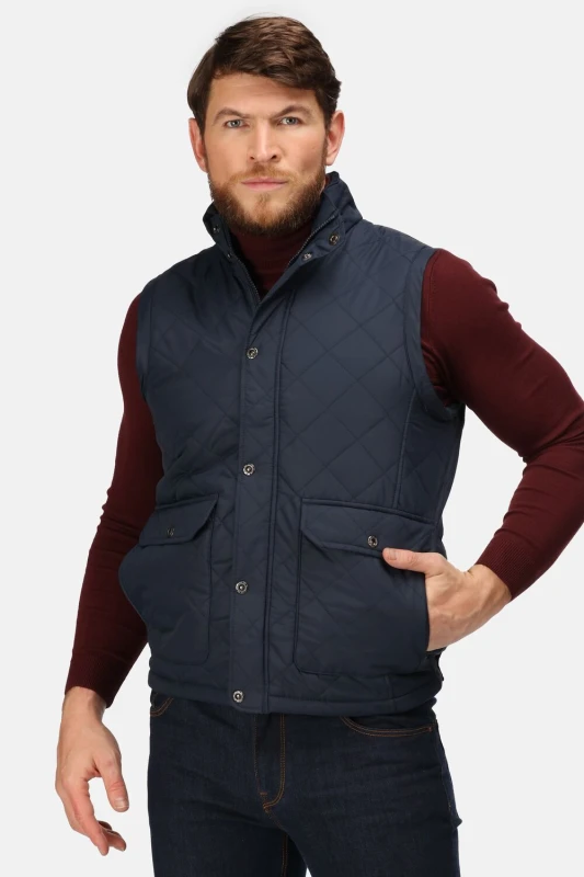 Image of Regatta Tyler Bodywarmer Dark Navy