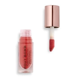 Image of Revolution Pout Bomb Plumping Gloss PEACHY