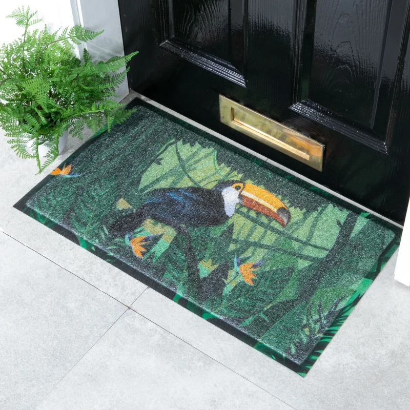 Image of Native Natural Toucan Jungle Doormat (70 X 40Cm)