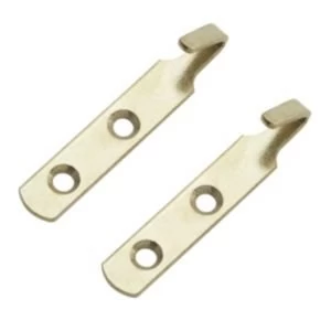 Image of BQ Brass Plated Carbon Steel Hook Pack of 2