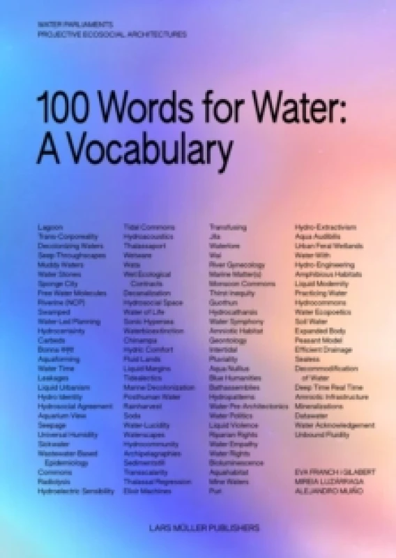 Image of 100 Words for Water : A Projective Ecosocial Vocabulary Paperback / softback