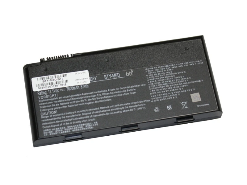 Image of BTI BTI Replacement 9 cell battery for MSI E6603 GT60 GT660 GT663 GT680 GT683 GT685 GT70 GT780 GT783 GX60 GX660 GX680 GX780 BTY-M6D-BTI