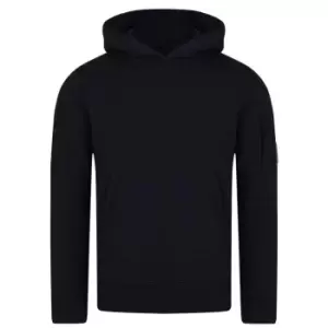 Image of CP COMPANY Boys Lens Arm Oth Hoodie - Blue