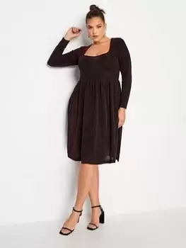 Image of Yours Sweetheart Brillo Dress Red, Black, Size 16, Women