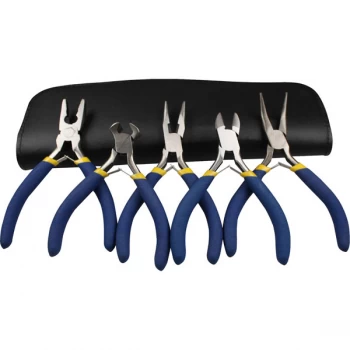 Image of Model Craft PPL6000 5pce Mini Plier Set + Zip-Up Case